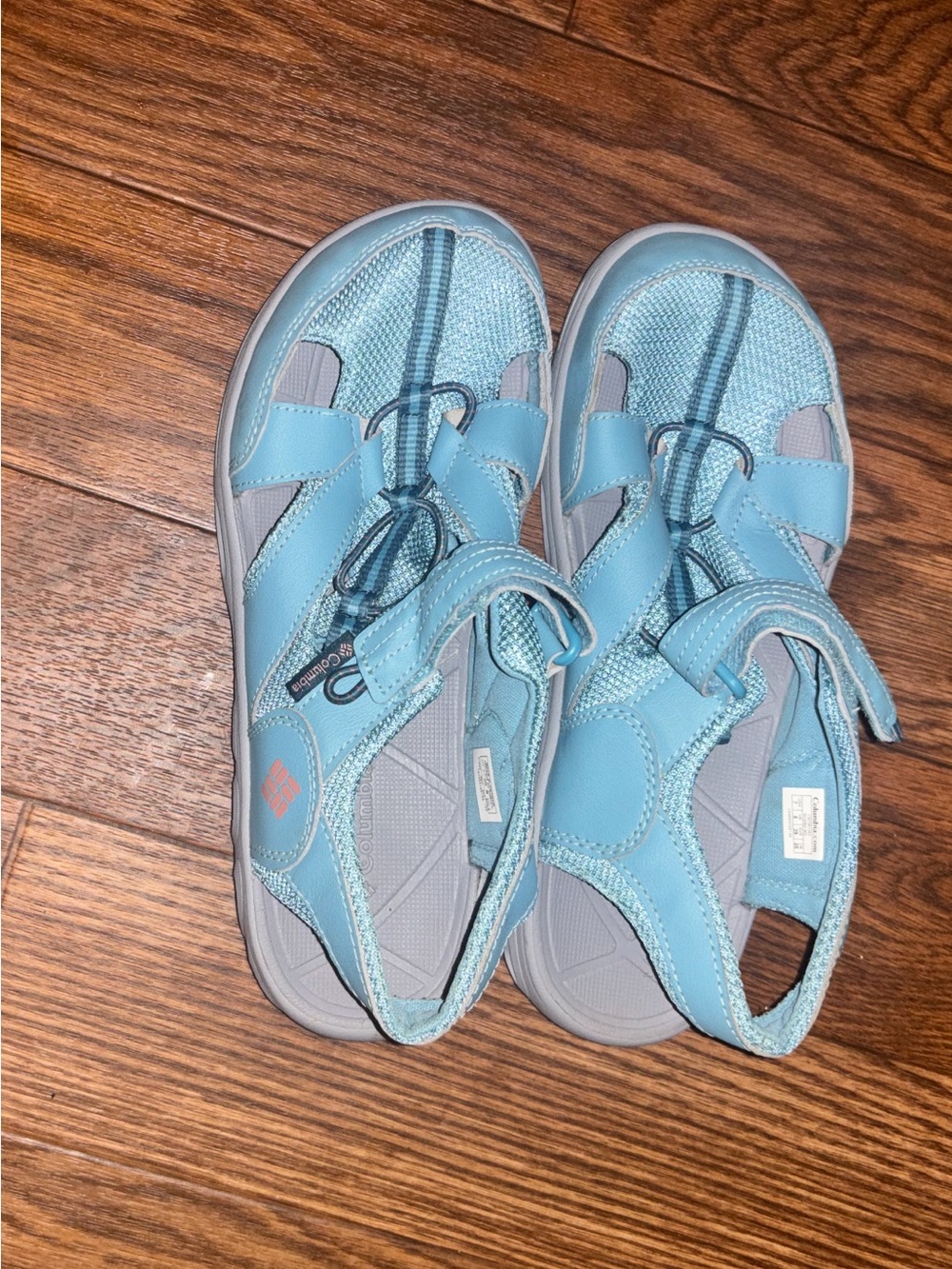 Columbia Youth Techsun™ Wave Sandals in blue size 7